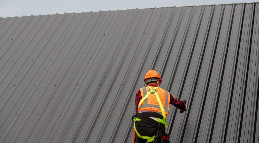 Professional metal roof installation services in Wright, WY